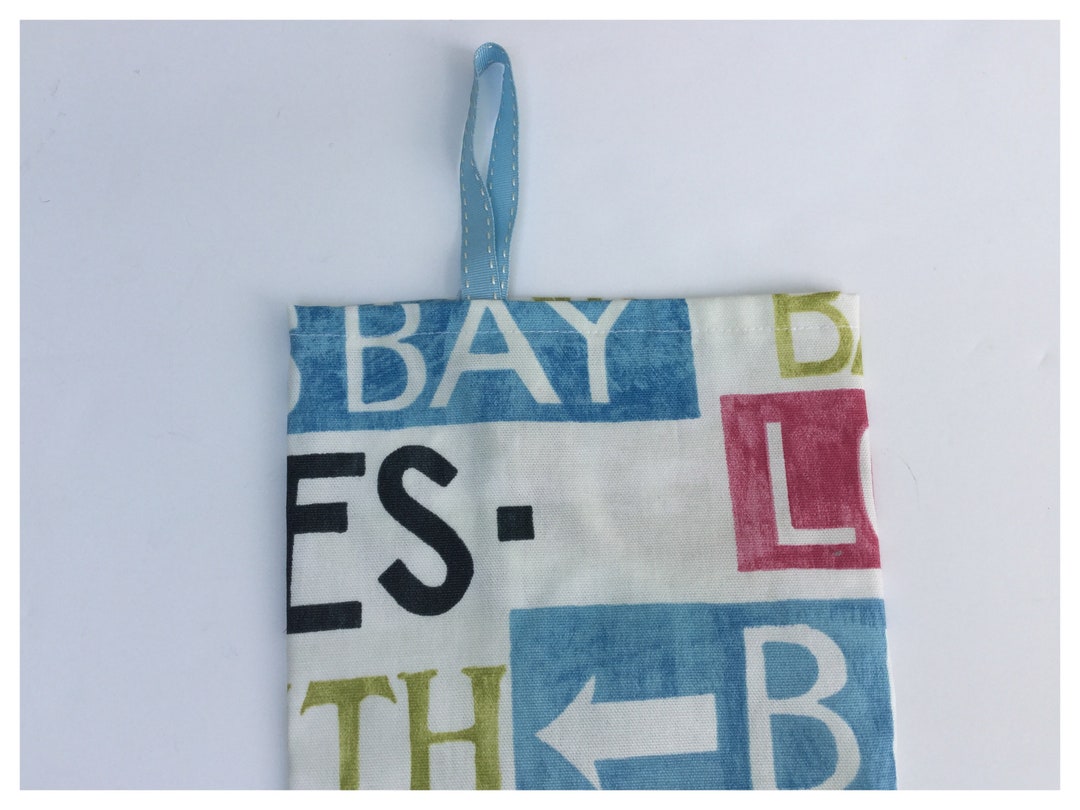 Cornwall Words Fabric Carrier Bag Holder Etsy