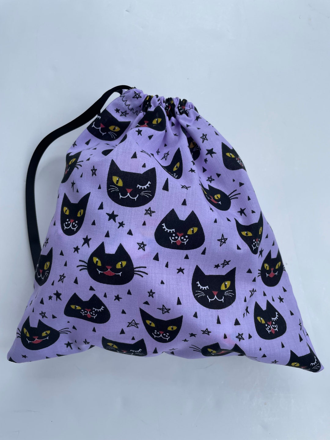 Halloween Black Cat Treat Bag Etsy
