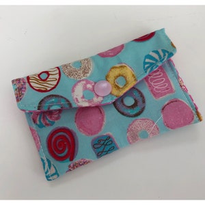 Portefeuille de carte de crédit en tissu Biscuit
