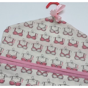 Retro bra fabric peg bag
