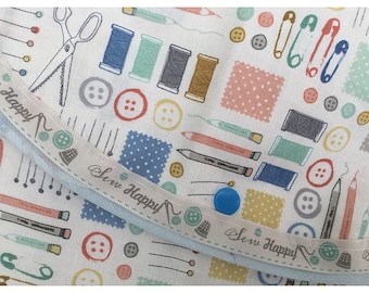 Sewing fabric A4  organiser/pouch