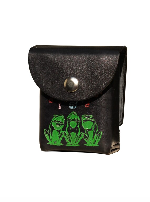 Des Frog Yu Gi Oh Leather Deck Box With Belt Loop Clip Lots Etsy