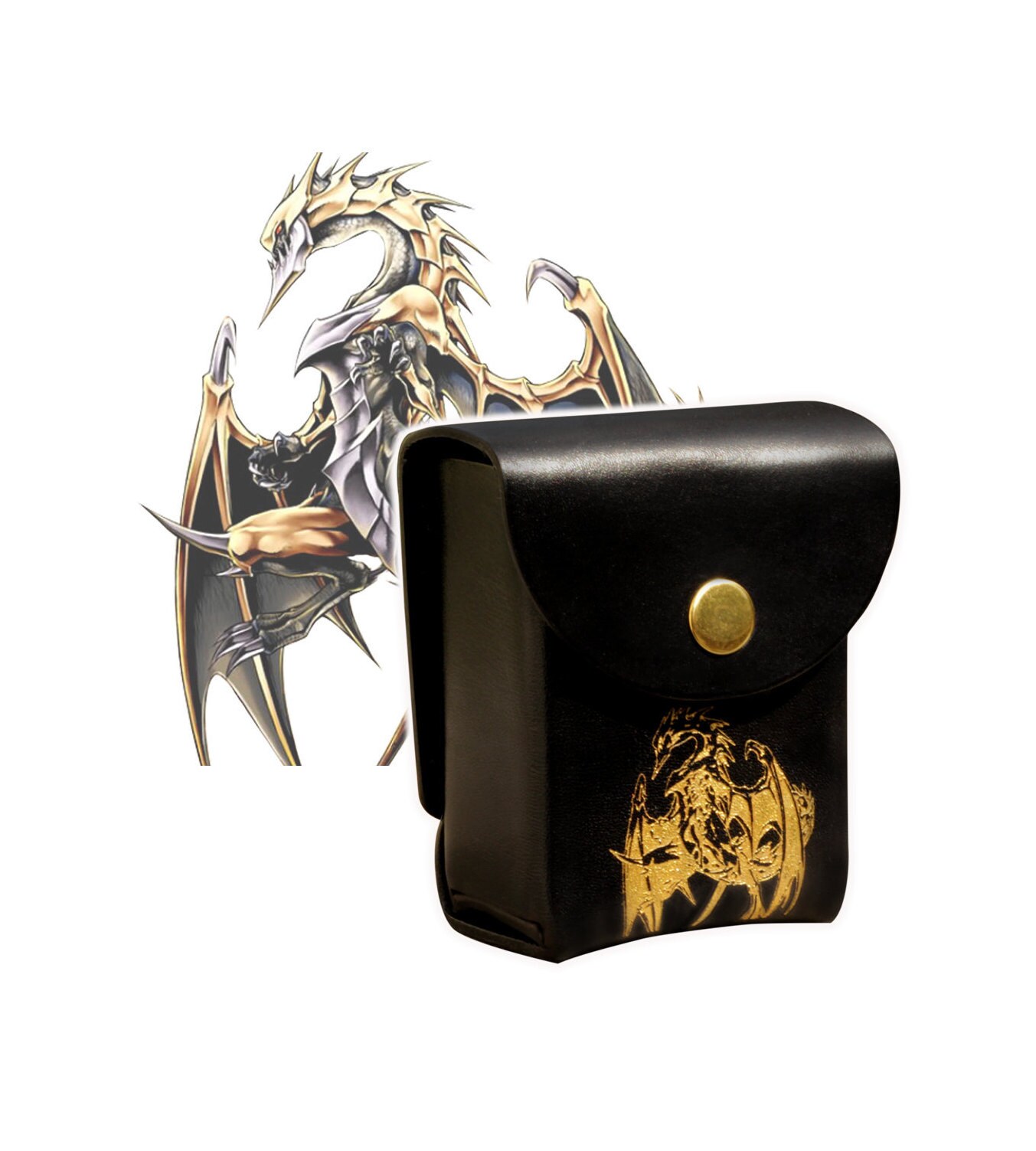 Felgrand Dragon Yu Gi Oh Leather Deck Box With Belt Loop Clip Etsy