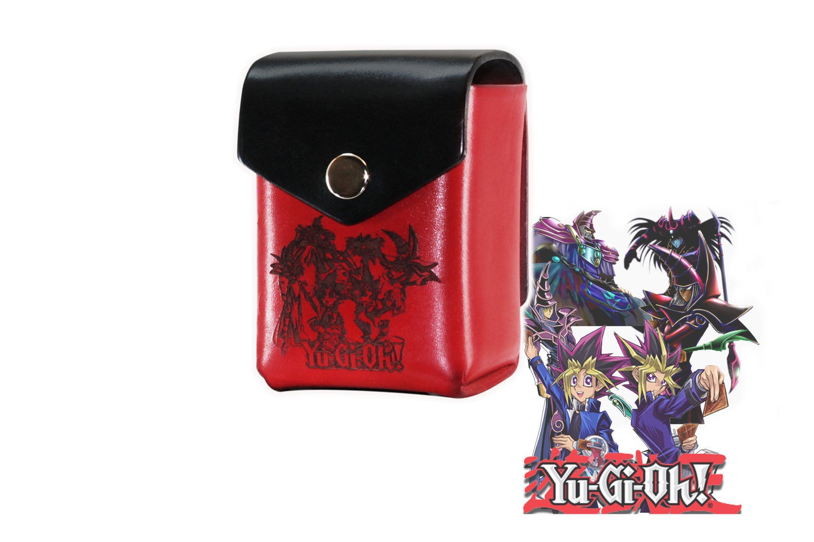 Magicians Unite YuGiOh Leather Deck Box With Belt Loop Etsy