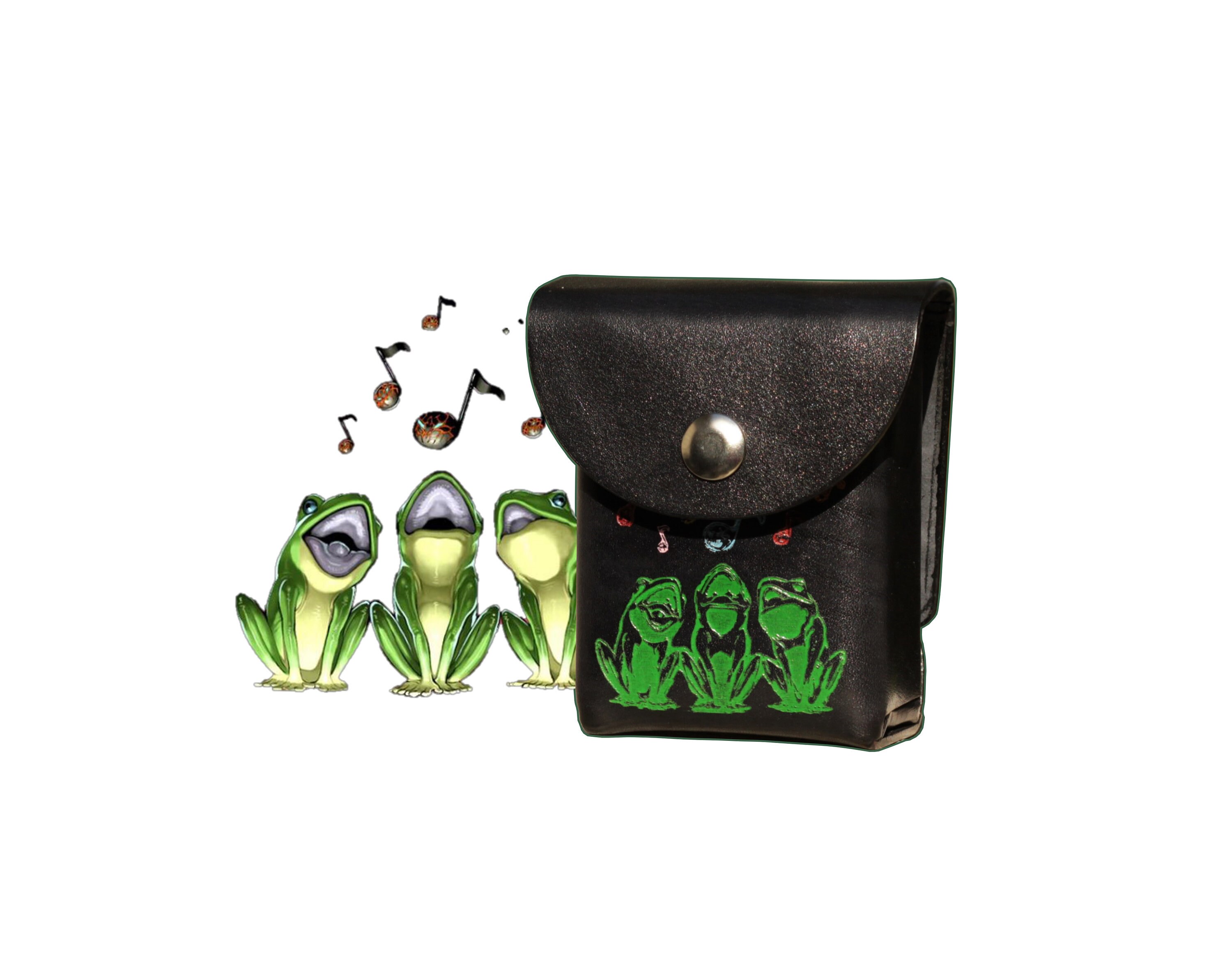 Des Frog Yu Gi Oh Leather Deck Box With Belt Loop Clip Lots Etsy