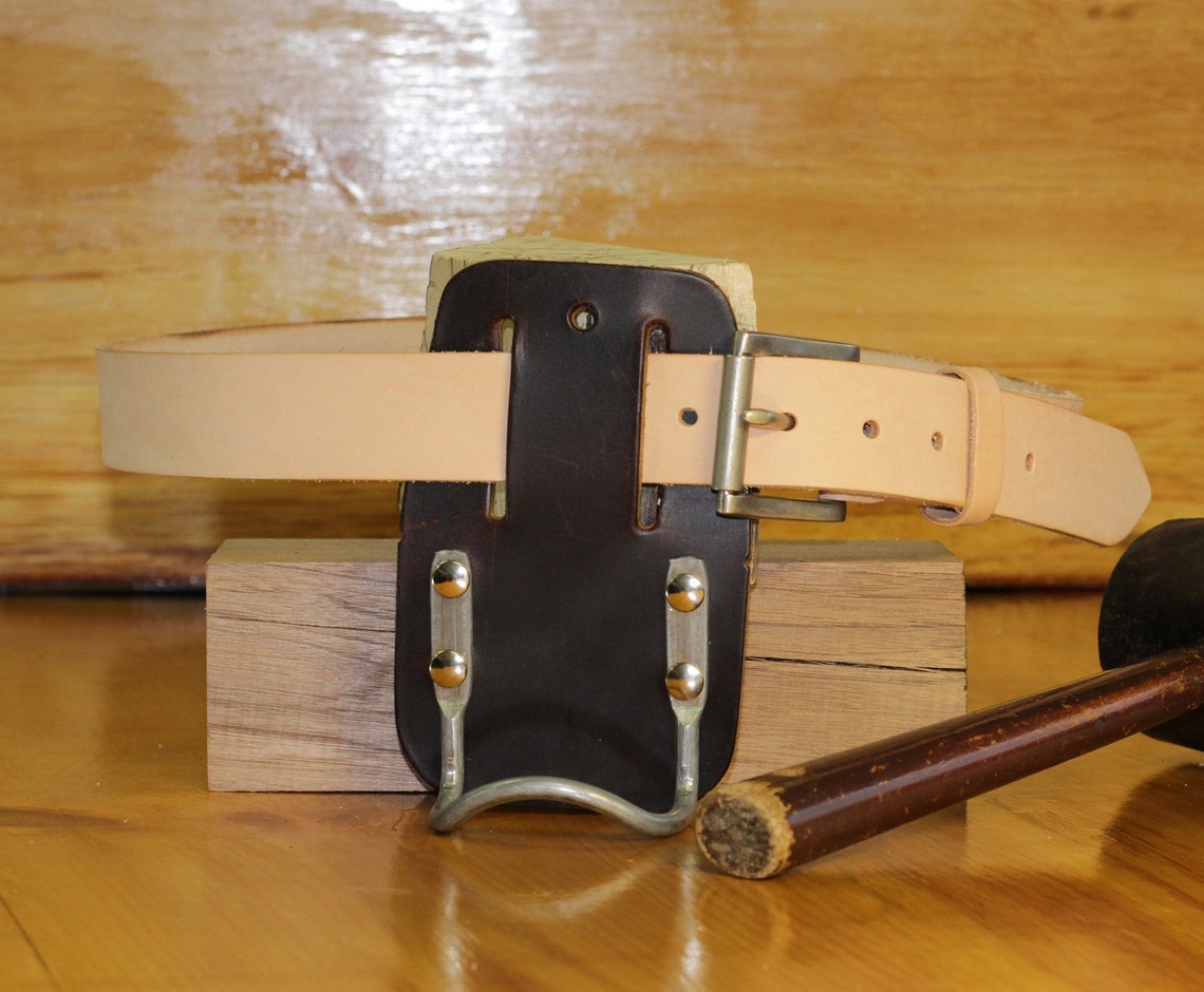 Engraved Leather Metal Hammer Holder / Hook For Belt Vr1 Etsy