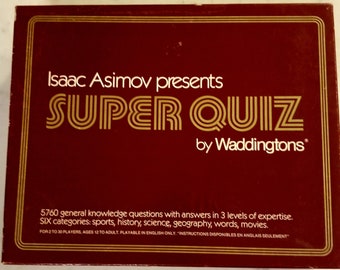 Vintage Quiz Game Etsy