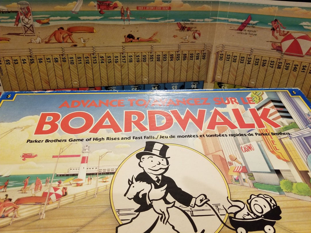 Boardwalk 1985 Rare Board Game - Etsy Israel