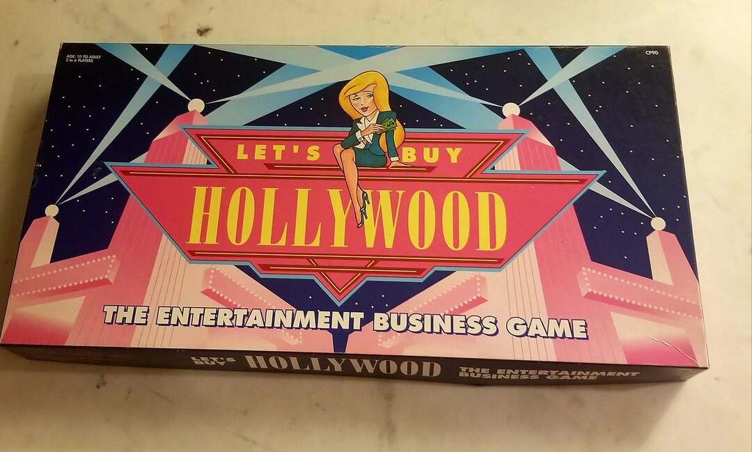 Let's Buy Hollywood Board Game Vintage - Etsy