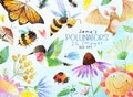 Watercolor Pollinators Clipart: Garden Insects & Flowers (Digital Download)