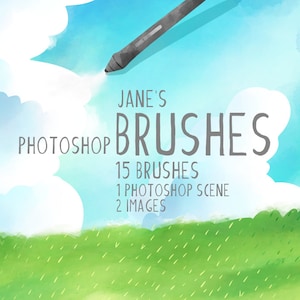Digitalartsi Photoshop Brushes - Watercolor Brushes Download - Instant Download - Photoshop Compatible - Procreate 5 Compatible - PSD