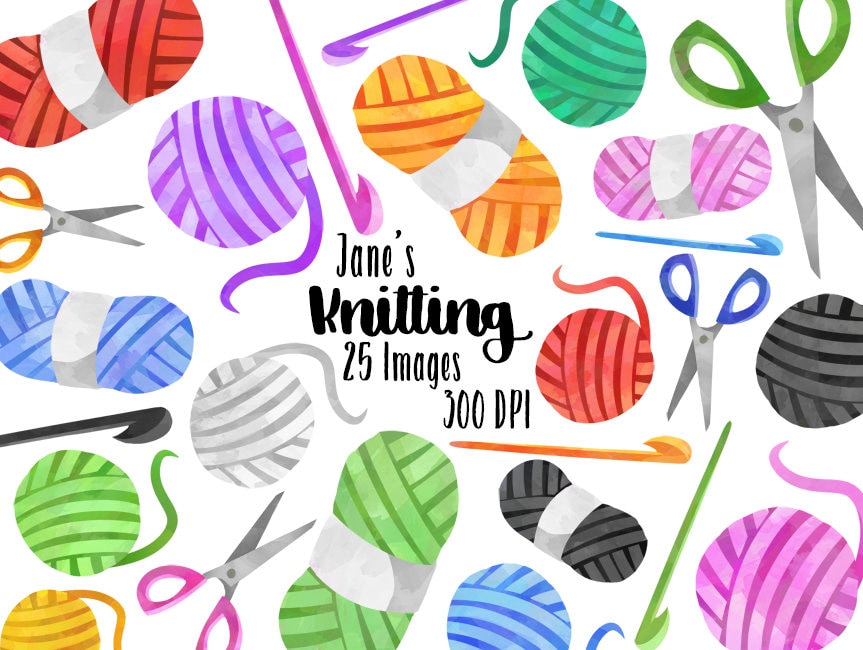 Yarn Clipart Border