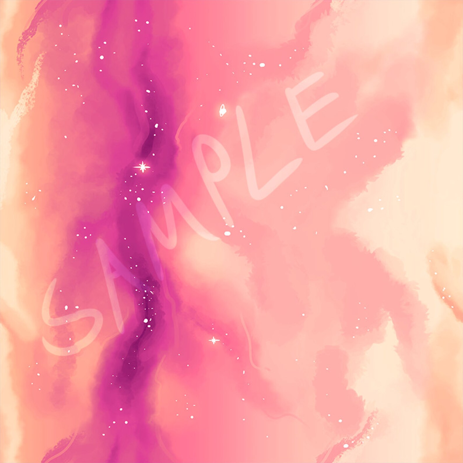 Pastel Nebula Digital Paper Download Space Download Etsy UK