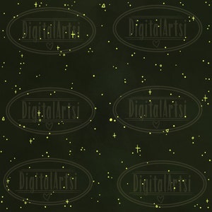 May include: A dark green background with a repeating pattern of yellow stars and the text "DigitalArtsi" in a white oval.