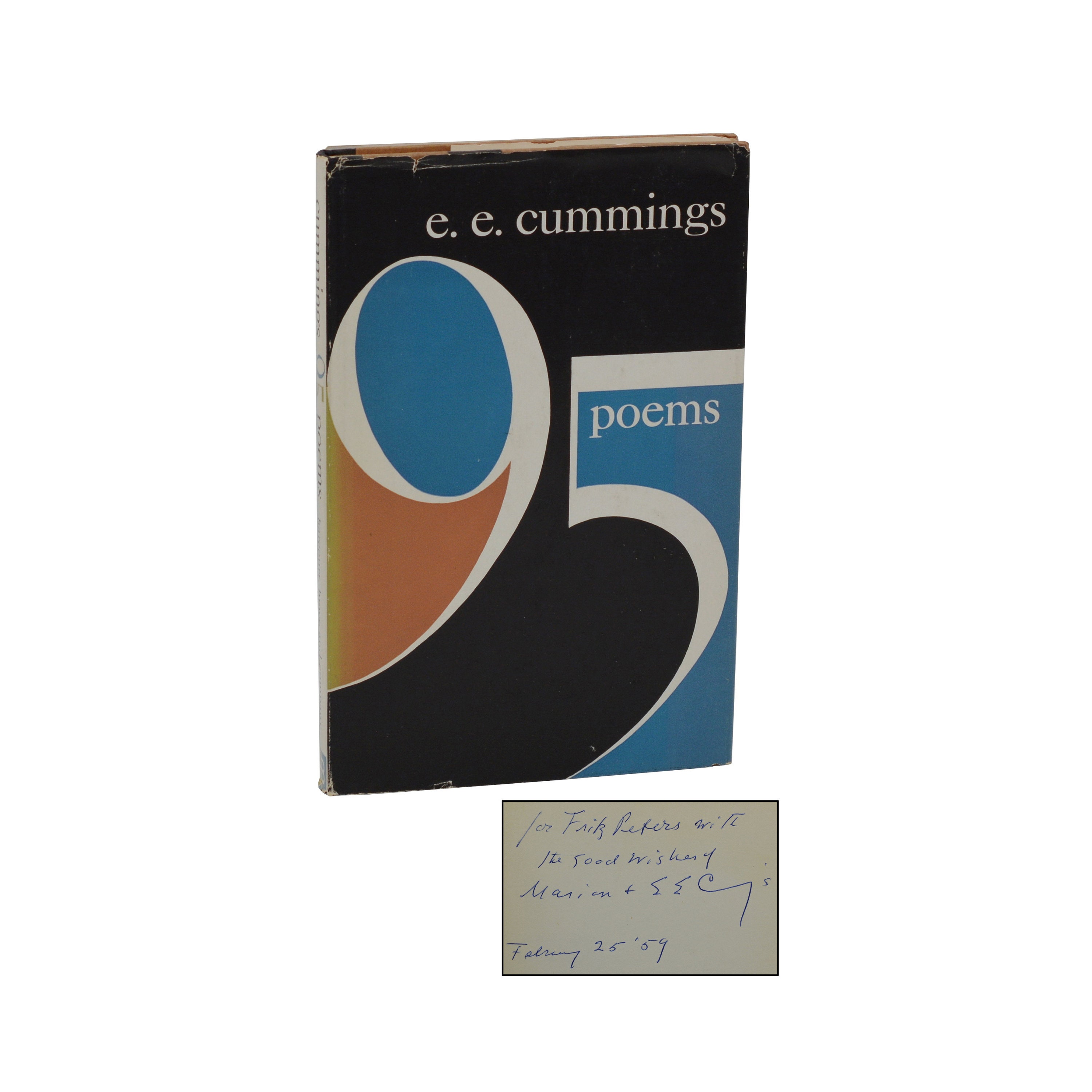 95 Poems Signed By E E Cummings First Edition 1st 1958 Etsy