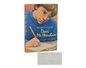 Dear Mr. Henshaw ~ BEVERLY CLEARY ~ Signed First Edition ~ 1st Printing 1983