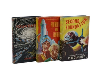 Foundation Trilogy ~ ISAAC ASIMOV First Edition 1st 1951 1952 1953 Second Empire