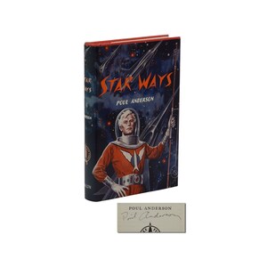 Star Ways de POUL ANDERSON ~ FIRMADO Primera edición 1956 ~ 1a impresión