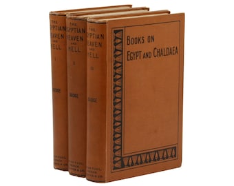 The Egyptian Heaven and Hell ~ E. A. WALLIS BUDGE ~ First Edition 1905 1st