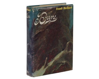 Düne von FRANK HERBERT ~ Erstausgabe 1965 ~ 1st Edition Schutzumschlag ~ Sci-Fi