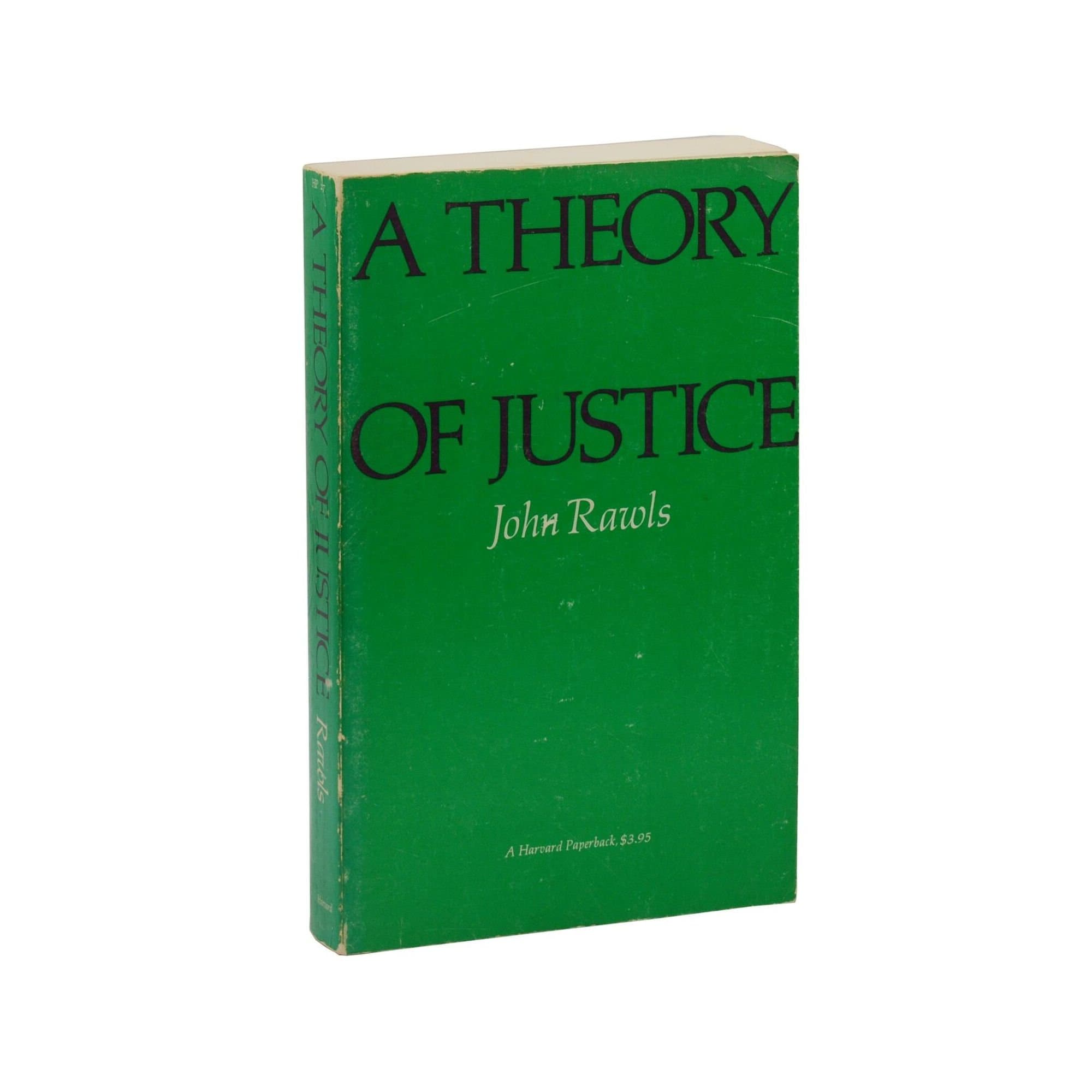 A Theory of Justice by JOHN RAWLS ~ First Edition 1971 ~ Paperback~ 1st Printing - Etsy
