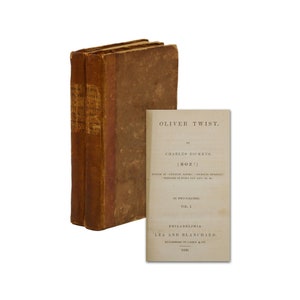 Oliver Twist by CHARLES DICKENS ~ First American Edition 1839 ~ 1st Printing