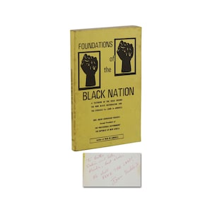 Foundations of the Black Nation ~ IMARI OBADELE ~ SIGNIERTE Erstausgabe 1975 1 st