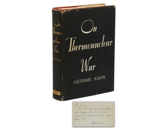 Herman Kahn / On Thermonuclear War Signed 1st Edition 1960
