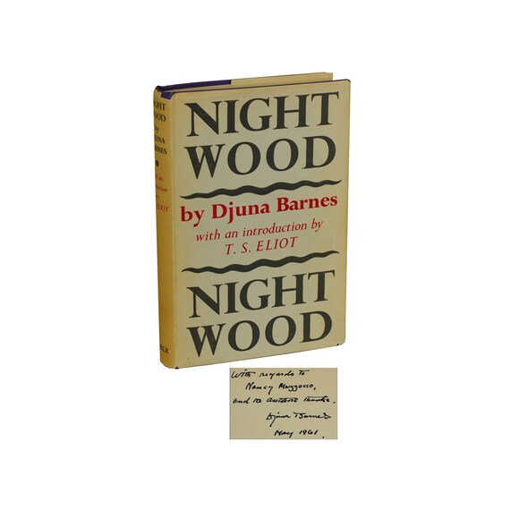 Nightwood Signed By Djuna Barnes Second Edition 1958 Etsy