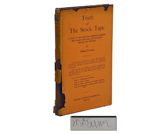 Truth of the Stock Tape ~ SIGNED by WILLIAM D. GANN ~ First Edition 1st 1923 W D