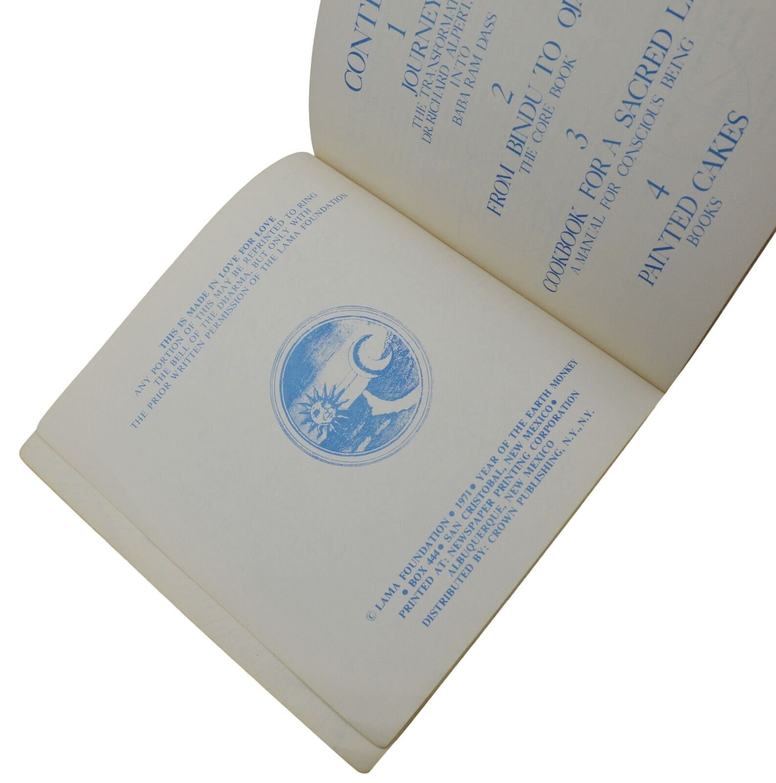 ビー・ヒア・ナウ ~ ラム・ダスによるサイン入り ~ 初版 ~ 初刷 ~ 1971