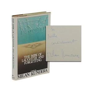 The Book of Laughter and Forgetting SIGNED by MILAN KUNDERA ~ First Edition 1980