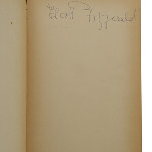 The Vegetable SIGNED by F. SCOTT FITZGERALD First Edition 1923 1st Printing image 3