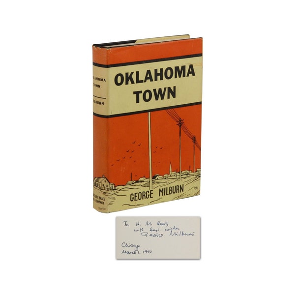 Oklahoma Town by GEORGE MILBURN ~ SIGNED First Edition 1931 ~ 1st