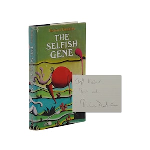 The Selfish Gene ~ SIGNED by RICHARD DAWKINS ~ First American Edition 1st ~ 1976