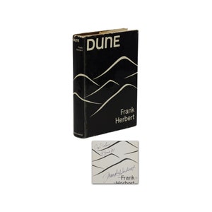 Dune door Frank HERBERT ~ GESIGNEERD Eerste Britse editie 1965 ~ 1e druk