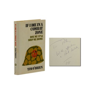 If I Die in a Combat Zone ~ SIGNED by TIM O&#39;BRIEN ~ First Edition ~ 1st 1973