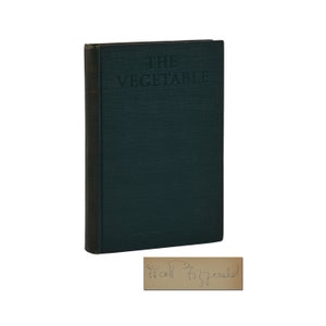 The Vegetable SIGNED by F. SCOTT FITZGERALD First Edition 1923 1st Printing image 1