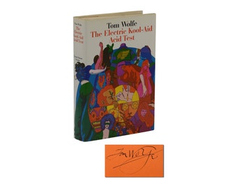 Electric Kool-Aid Acid Test ~ TOM WOLFE ~ Signed First Edition 1st Printing 1968
