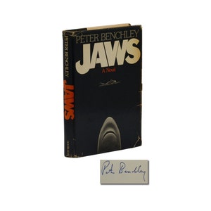 Jaws ~ PETER BENCHLEY ~ Signed First Edition ~ 1st Printing ~ 1974