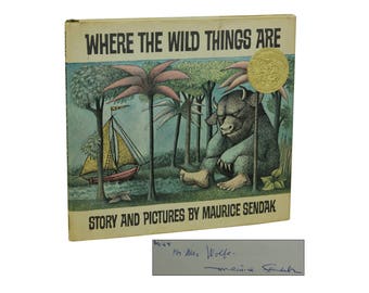 Where the Wild Things Are ~ SIGNED by MAURICE SENDAK ~ First Edition ~ 1st 1963