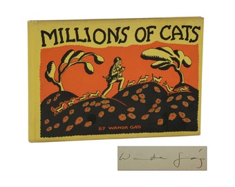 Millions of Cats ~ SIGNED by WANDA GA'G ~ First Edition 1st ~ 2nd Issue 1928 Gag