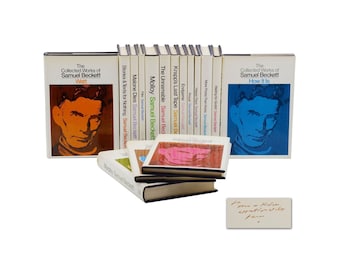 The Collected Works of SAMUEL BECKETT ~ SIGNED First Edition 1970 ~ 16 Volumes