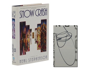 Snow Crash ~ SIGNED by NEAL STEPHENSON ~ First Edition ~ 1st Printing ~ 1992