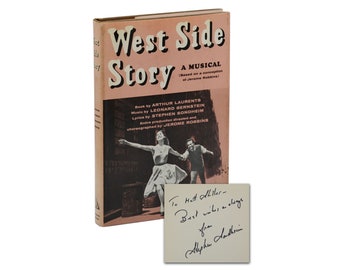 West Side Story ~ SIGNED by STEPHEN SONDHEIM ~ First Edition 1958 ~ Musical 1st