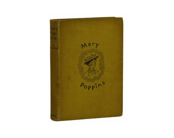 Mary Poppins ~ P. L. TRAVERS ~ First British Edition ~ 1st Print 1934 ~ Disney