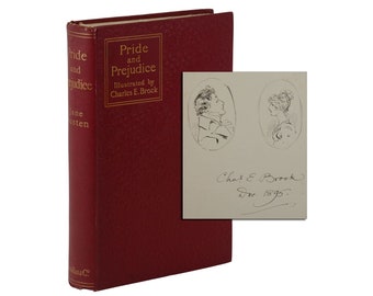 Pride and Prejudice ~ Jane Austen ~ Signed by CHARLES E. BROCK ~ First Thus 1895