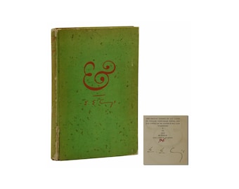 Ampersand / & / And ~ by E. E. CUMMINGS ~ Signed Limited First Edition 1st 1925