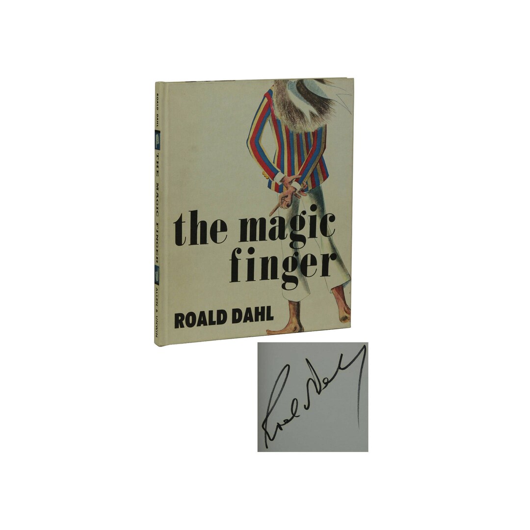 The Magic Finger SIGNED by ROALD DAHL ~ 1983 Hardcover British Fifth ...