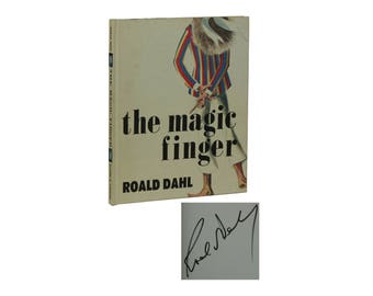 The Magic Finger SIGNED by ROALD DAHL ~ 1983 Hardcover British Fifth Impression